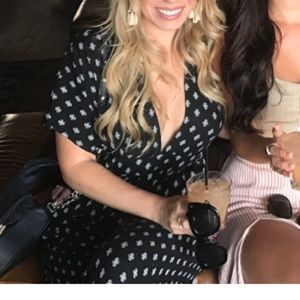 Skylar + Madison Black and White Jumpsuit